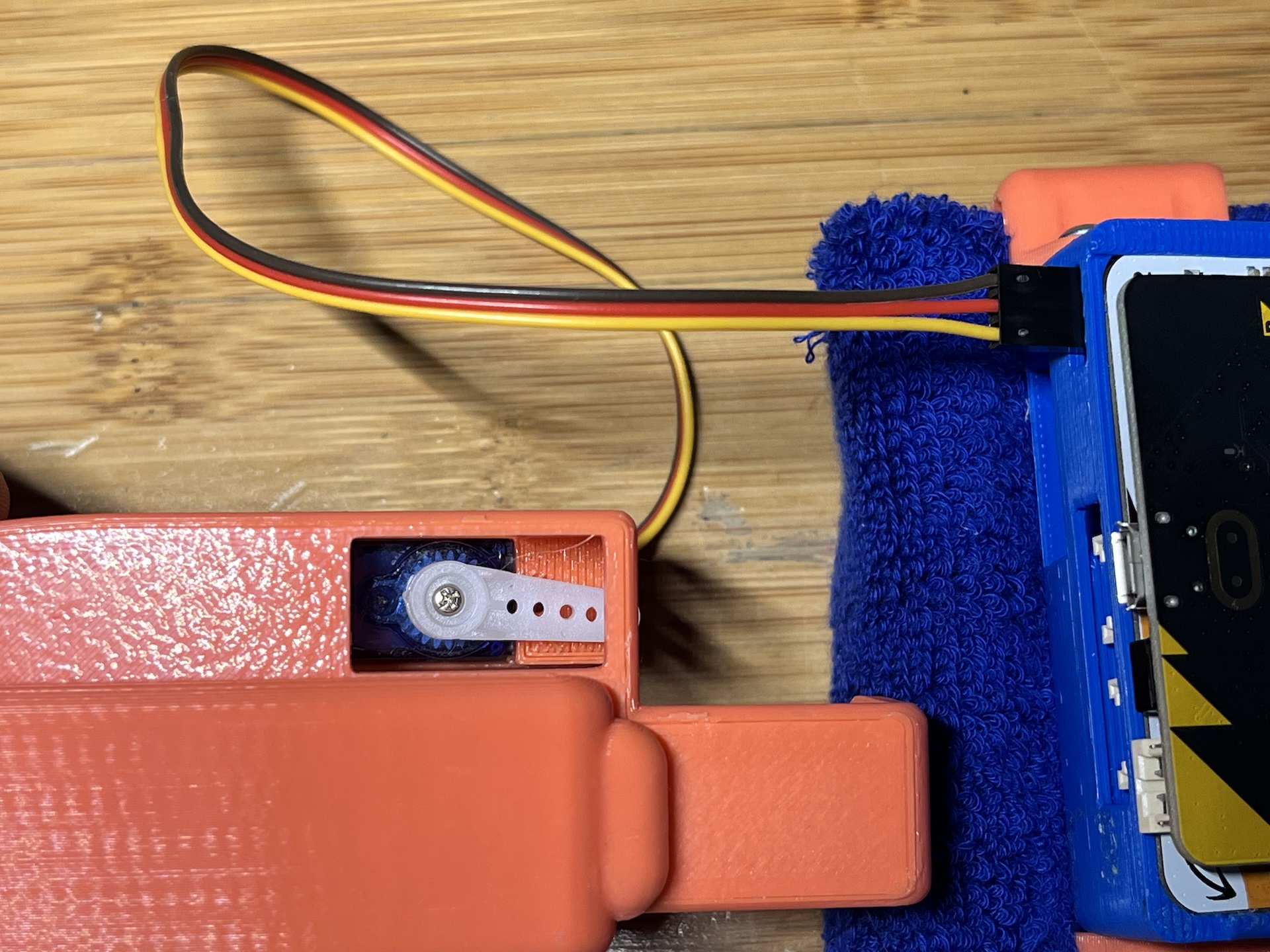 Ensure Servo Horn Position