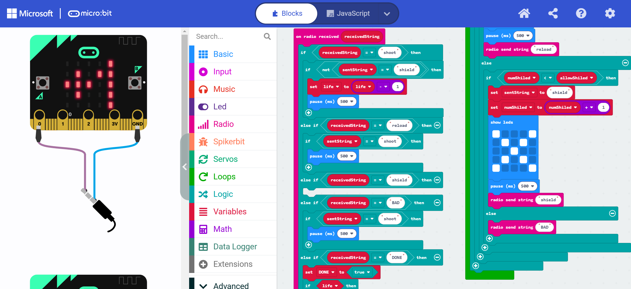 Picture(s) of block code