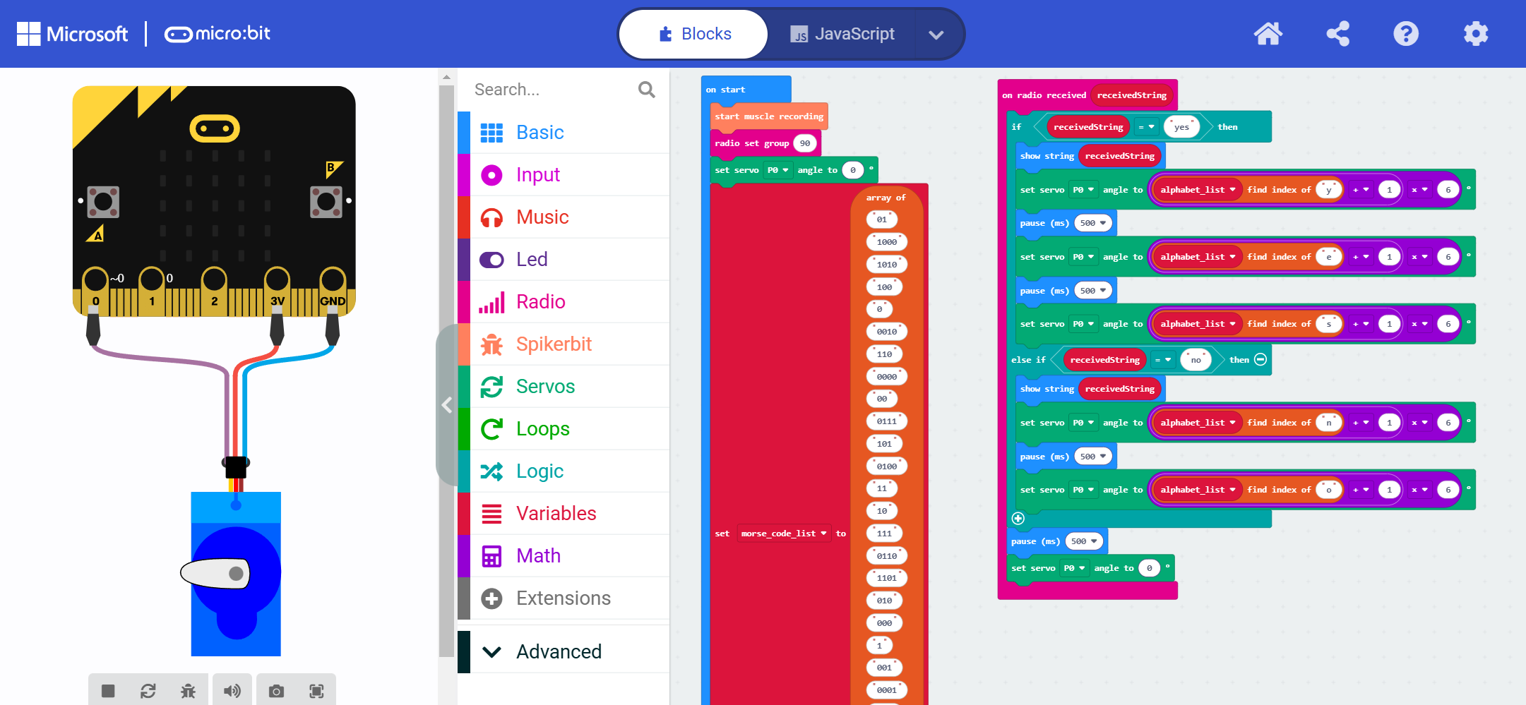 Picture(s) of block code