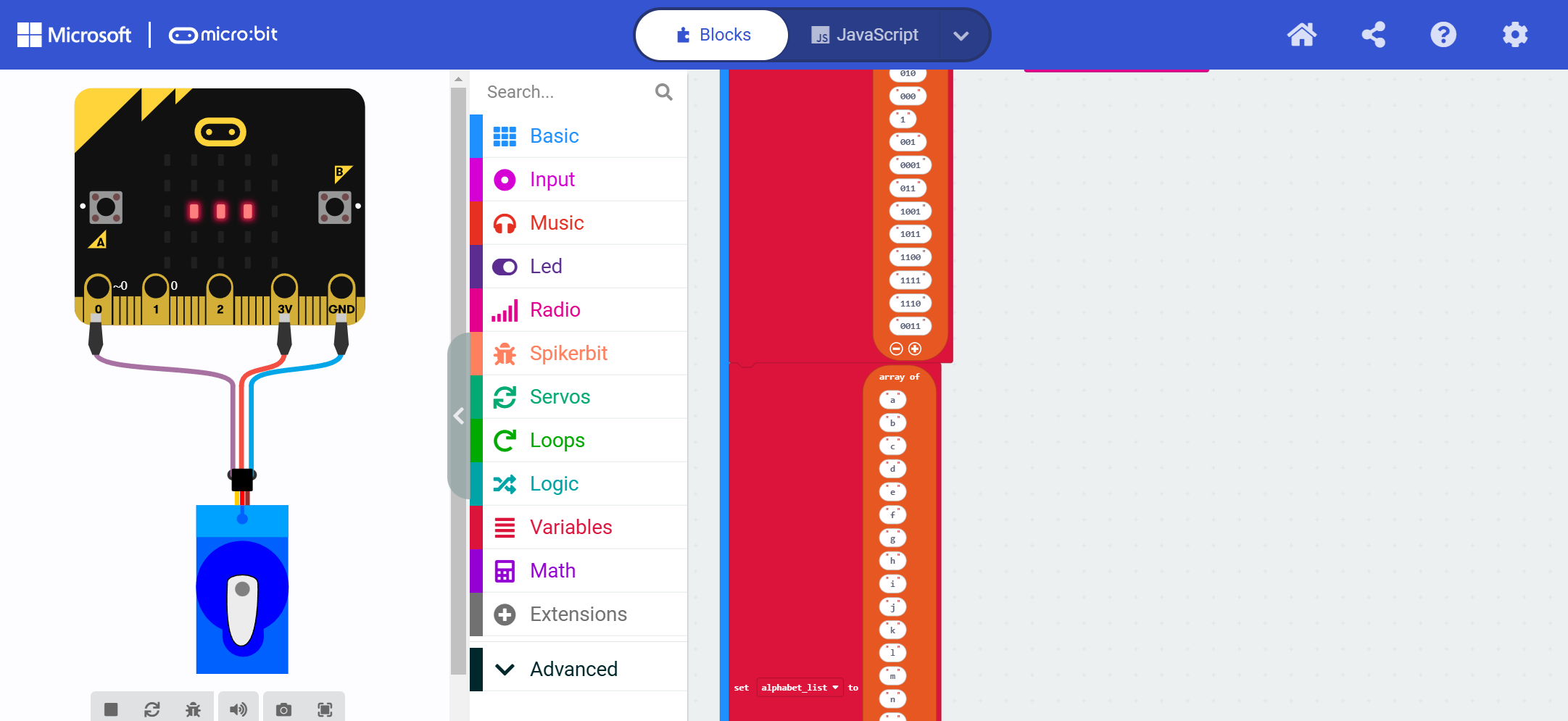 Picture(s) of block code