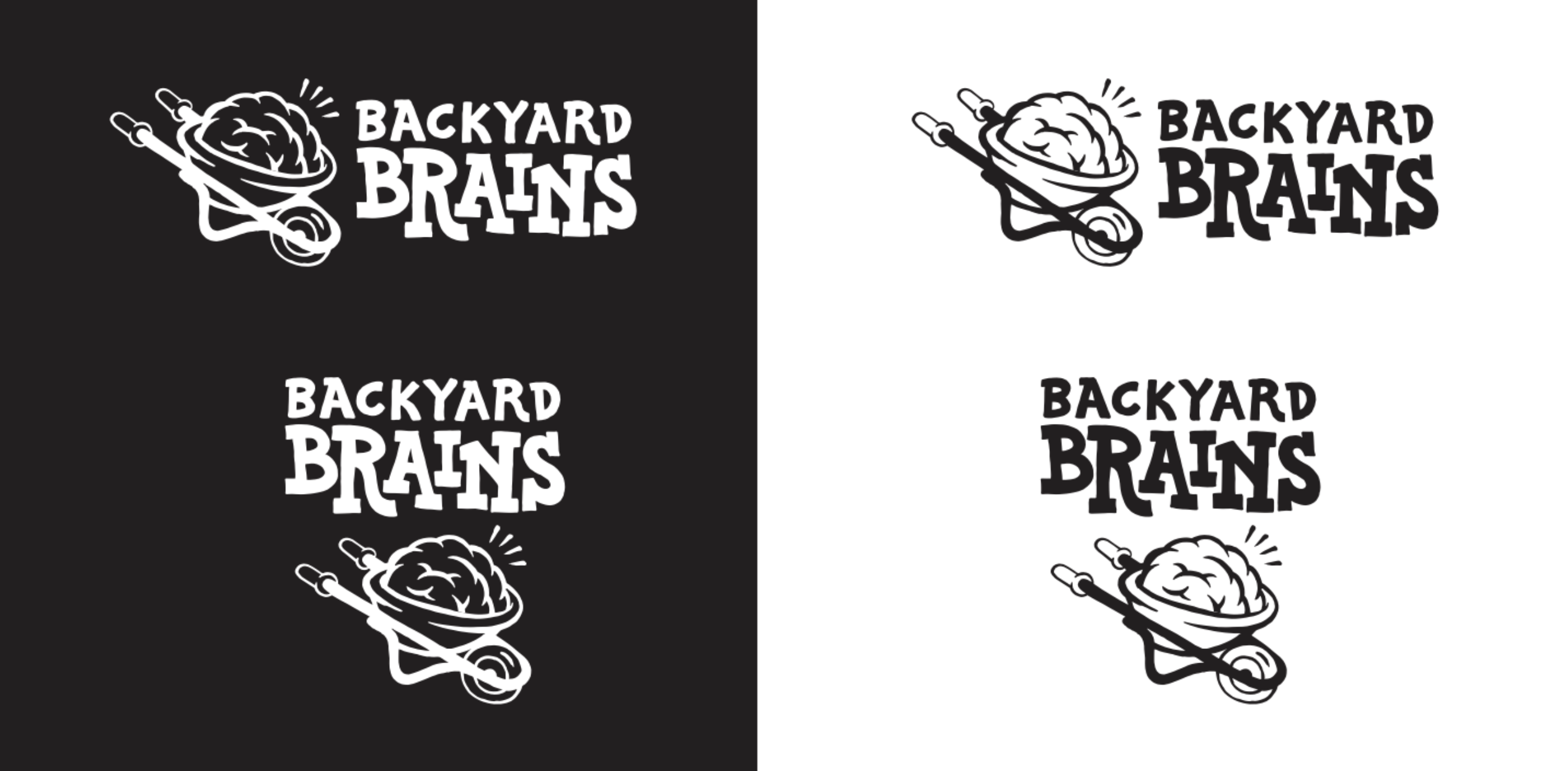 Backyard Brains Monochrome Logo