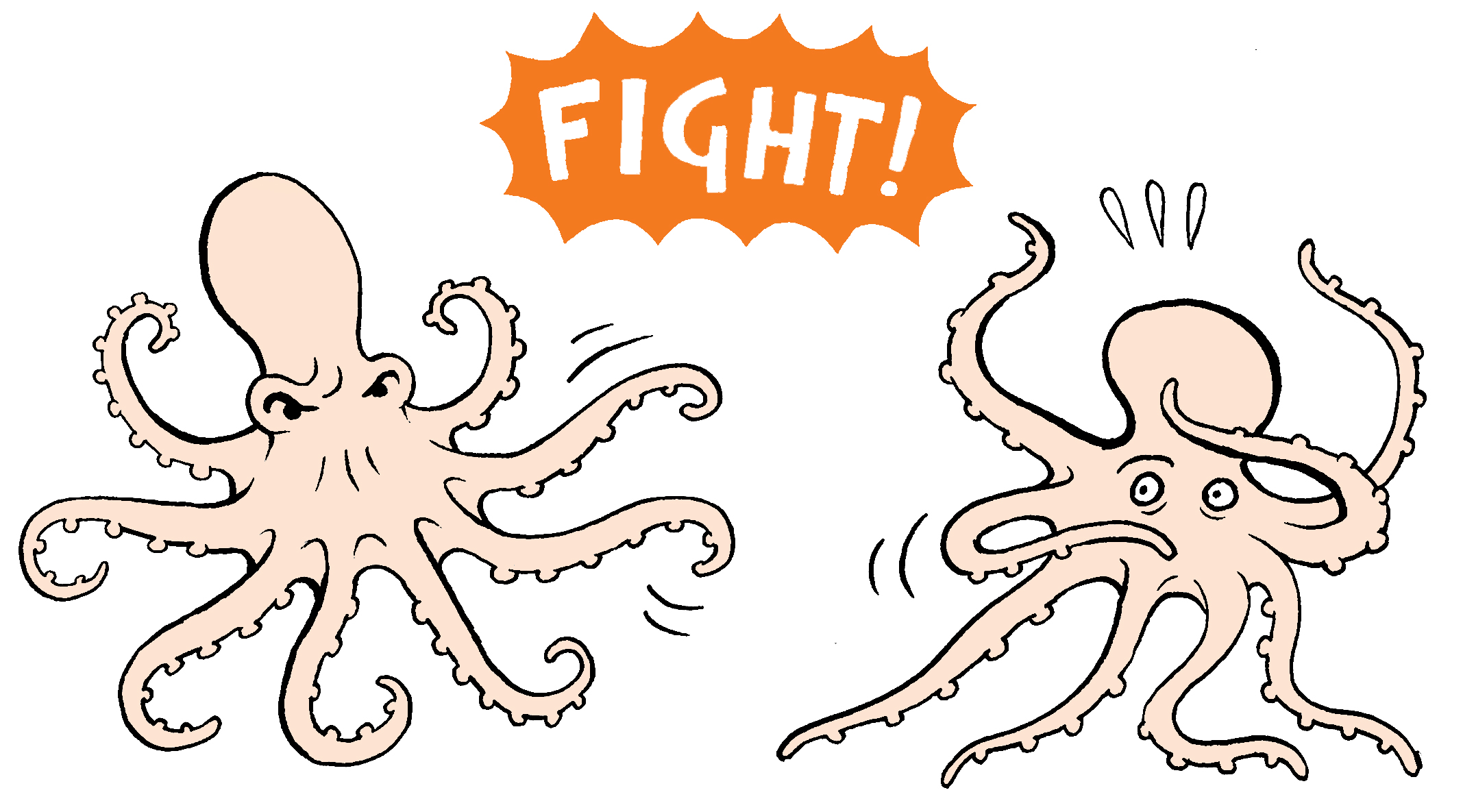 Octopus Fighting